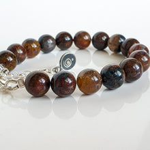 Load image into Gallery viewer, Pietersite Silver Bracelet for Women "Tempest Stone"