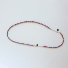 Load image into Gallery viewer, Set of Purple Tourmaline A+ Silver 925 Necklace and Bracelet "Harmony" - Petit Secret