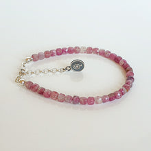 Load image into Gallery viewer, Purple Tourmaline Stone Silver Bracelet for Women's Fashion 2023