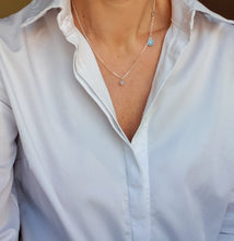 Load image into Gallery viewer, Aquamarine A+ Silver Pendant for Women "Stone of Faith"