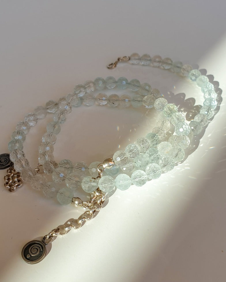 Topaz Silver 925 Necklace for Women "Wind of Change"