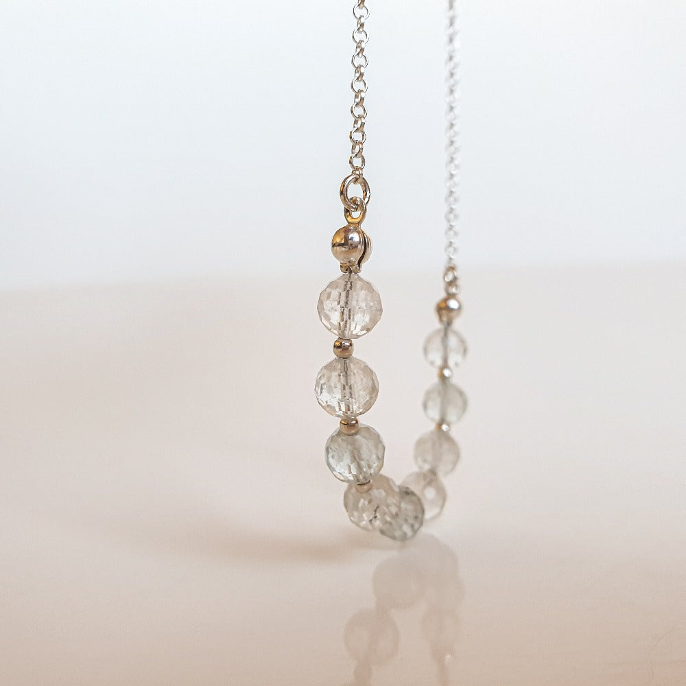 Topaz Silver 925 Necklace for Women "Wind of Change"