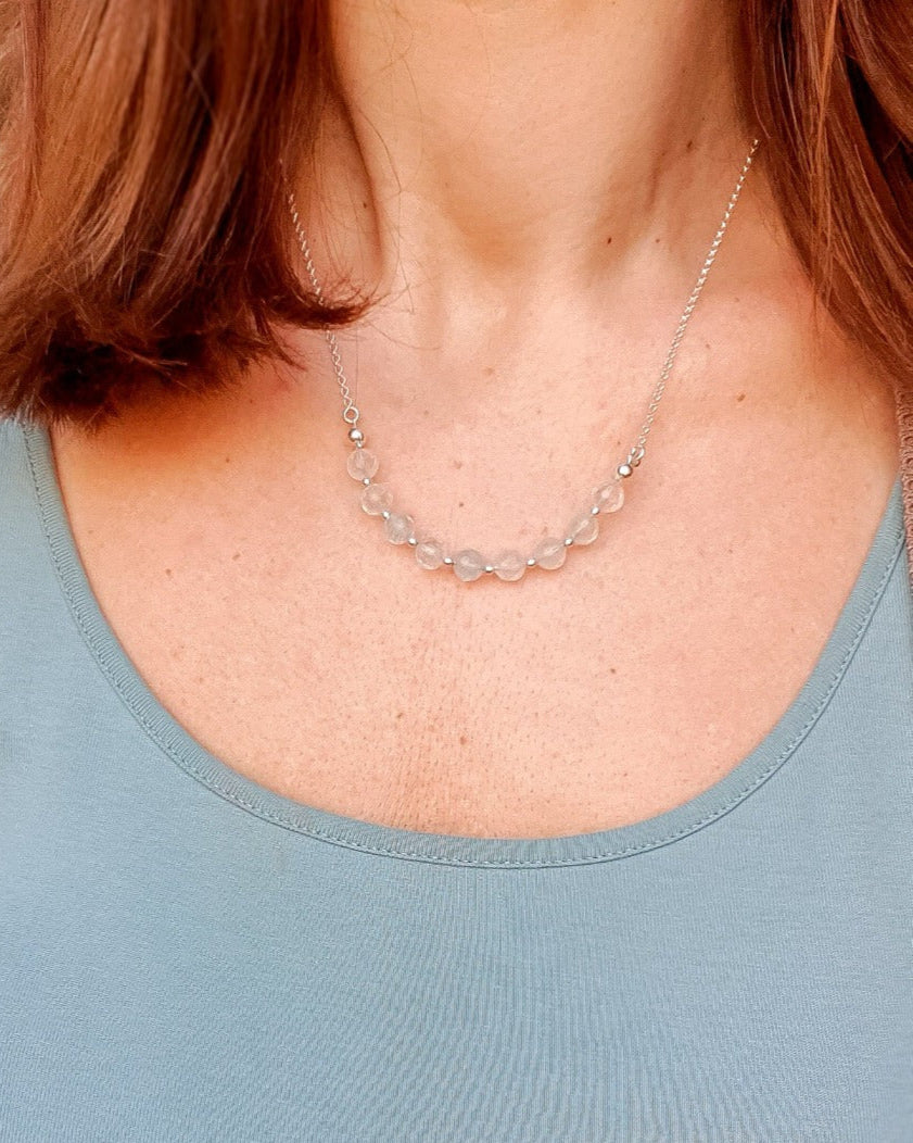 Topaz Silver 925 Necklace for Women "Wind of Change"