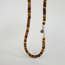 Load image into Gallery viewer, Baltic Amber Silver 925 Necklace for Men "Sun Stories"