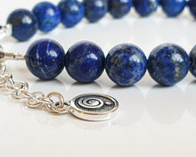 Load image into Gallery viewer, Lazurite Silver 925 Bracelet for Women "Wisdom"