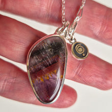 Load image into Gallery viewer, Super 7 Solid Silver 925 Necklace "Melody Stone"