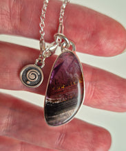 Load image into Gallery viewer, Super 7 sidabro 925 kaklo vėrinys "Melodijos akmuo"