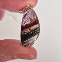 Load image into Gallery viewer, Super 7 sidabro 925 kaklo vėrinys "Melodijos akmuo"