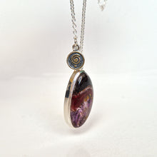Load image into Gallery viewer, Super 7 Solid Silver 925 Necklace "Melody Stone"