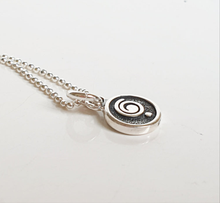 Load image into Gallery viewer, Medallion with chain "Happiness", silver 925