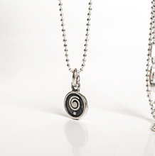 Load image into Gallery viewer, Medallion with chain "Happiness", silver 925