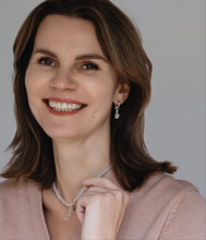 Load image into Gallery viewer, Elegantiški AAA mėnulio akmens sidabro 925 auskarai moterims "Intuicija"