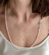 Load image into Gallery viewer, Rožinio kvarco sidabro 925 apyrankės ir vėrinio rinkinys "Švelnumas" - Petit Secret
