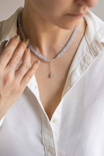 Load image into Gallery viewer, Aquamarine A+ Silver Necklace for Women "Stone of Faith"