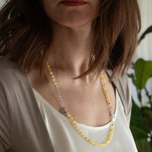 Load image into Gallery viewer, Natural Light Baltic Amber Necklace "Sun stories"