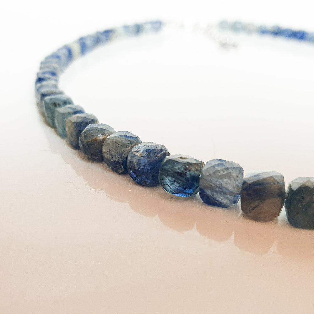 Kyanite A+ from Brasil Silver 925 Necklace "Elevation"