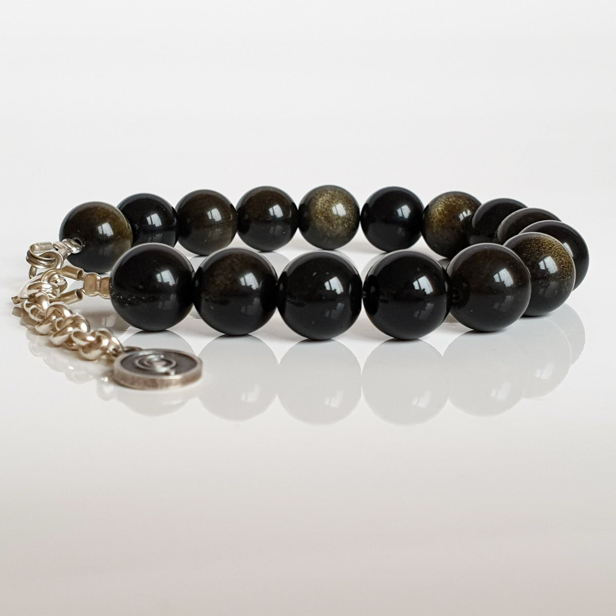 Golden Obsidian Bracelet for Women "Inner Strength"