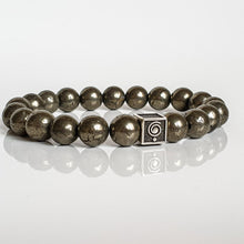 Load image into Gallery viewer, Pirito sidabro 925 apyrankė vyrams "Pozityvas"