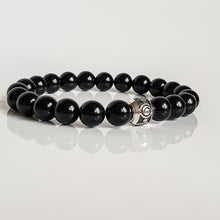 Load image into Gallery viewer, Black Tourmaline Silver 925 Bracelet for Women "Harmony"