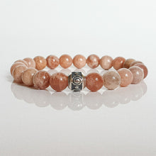 Load image into Gallery viewer, Sun Stone Silver 925 Bracelet for Women "Joy" - 8 mm