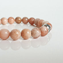 Load image into Gallery viewer, Sun Stone Silver 925 Bracelet for Women "Joy" - 8 mm