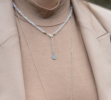 Load image into Gallery viewer, Moonstone Silver Necklace for Women "Intuition" - Petit Secret