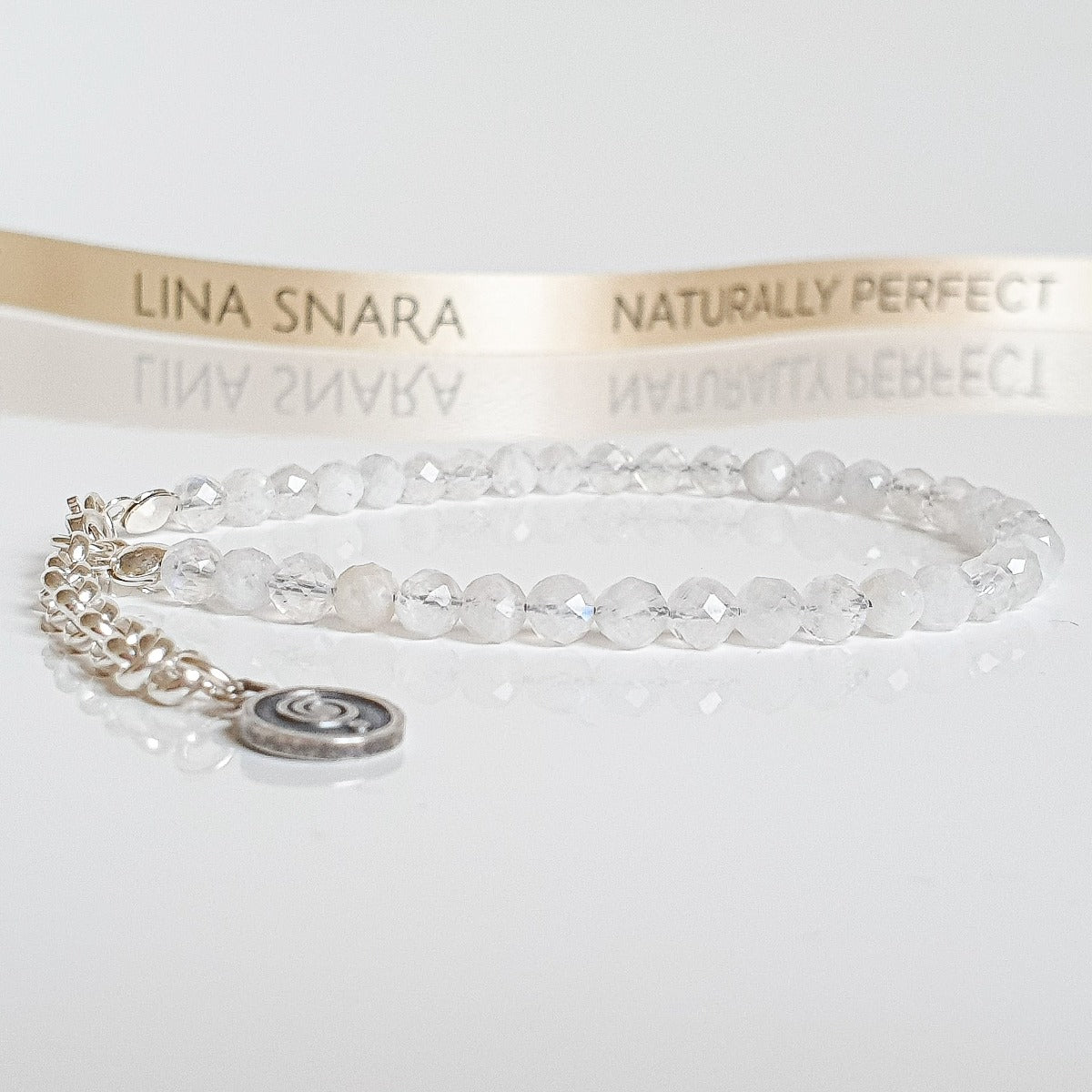 Moonstone Silver Bracelet for Women "Intuition" - Petit Secret