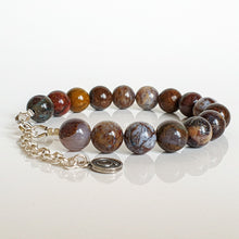 Load image into Gallery viewer, Pietersite Silver Bracelet for Women "Tempest Stone"